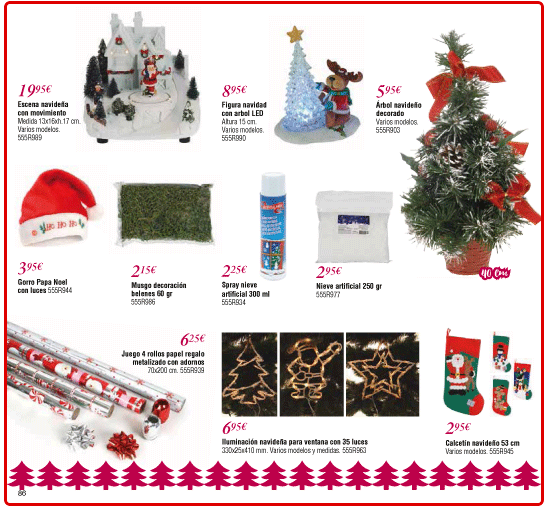 P&aacute;gina 86 Cat&aacute;logo Cadena 88 Navidad 2016